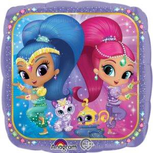 Balão de Foil para aniversário " Shimmer and Shine "