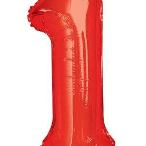 Balão de Foil Vermelho " Número 7 "