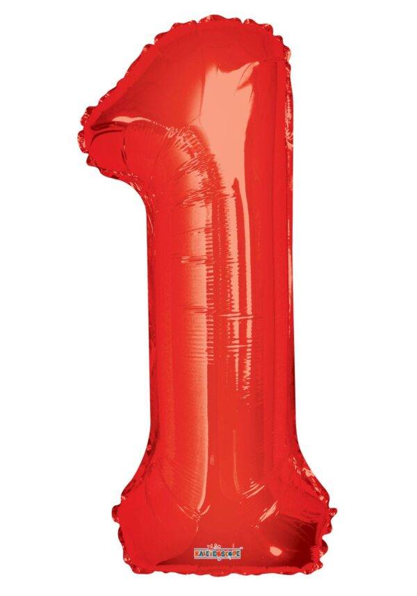Balão de Foil Vermelho " Número 7 "
