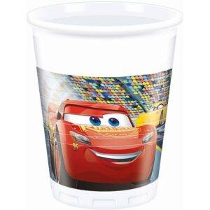 Copos de plástico para festa de aniversário do tema " Cars 3 "