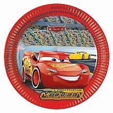 Pratos de cartão para aniversário do tema " Cars 3 "