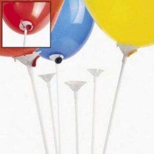10 Suportes plásticos para balões
