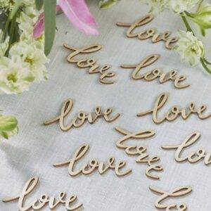 25 Confettis mesa Love