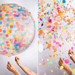 Balões de Confettis