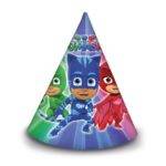 Chapéus cone do tema Pj Masks