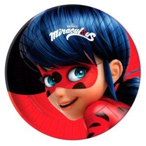 Pratos de Cartão Ladybug