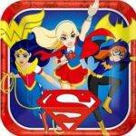 Pratos Grandes aniversário do tema " DC Superhero Girls "