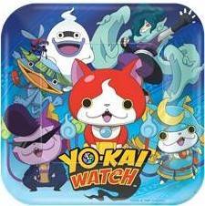 Yo-Kai Watch Pratos de cartão descartáveis