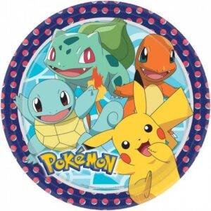 8 PRATOS 23 CM POKÉMON