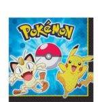 Guardanapos papel para festa do tema Pokemon 33 cm