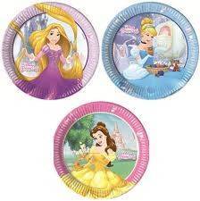 Pratos Sortidos Princesas Disney 23 cm