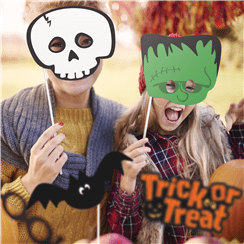 Photo Booth Props do tema Halloween