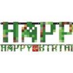 Grinalda Happy Birthday para festas do tema TNT