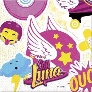 Guardanapos para festa de aniversário do tema " Soy luna "
