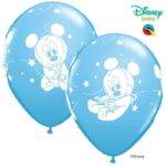 Balões Latex Disney Mickey Baby - Pale Blue