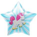 Balão Foil Estrela 22" Unicórnio