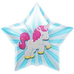 Balão Foil Estrela 22" Unicórnio