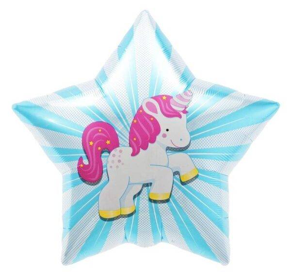 Balão Foil Estrela 22" Unicórnio
