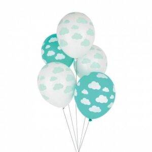 Balões Látex Impressos para festa de aniversário do tema Nuvens
