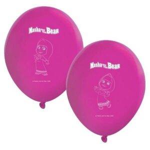 Balões de Latex para festa de aniversário do tema Masha e o Urso