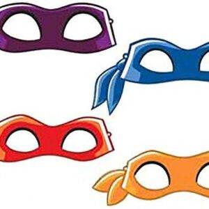 Máscaras para festa de aniversário do tema Tartarugas Ninja
