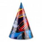 Chapéus cone para festa de aniversário do tema Blaze