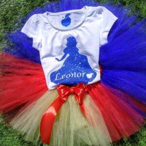 Conjunto Kutchies inspirado na Branca de Neve