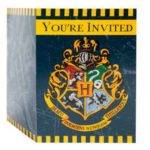 Convites para festa de aniversário do tema Harry Potter
