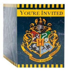 Convites para festa de aniversário do tema Harry Potter