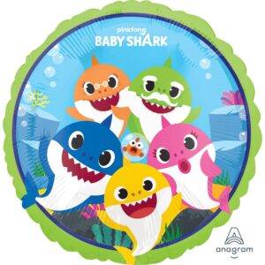 Balão Foil 18" para festa de aniversário do tema Baby Shark