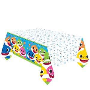 Toalha de mesa para festa de aniversário do tema Baby Shark