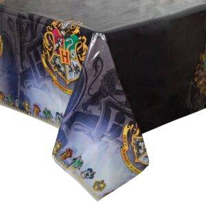 Toalha mesa descartável para festa de anos do tema Harry Potter