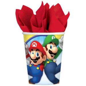 Copos Descartáveis pra festa de aniversário do Tema Super Mário