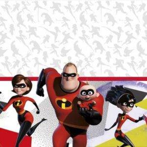 Toalha de mesa descartável para festa do tema Incredibles