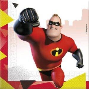 Guardanapos para festa do tema Incredibles