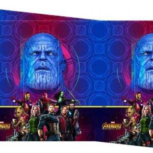 Toalha de mesa descartável pra festa de aniversário do tema avengers