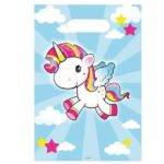 Sacos de lembranças para festa do tema Baby Unicorn