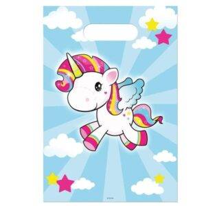Sacos de lembranças para festa do tema Baby Unicorn
