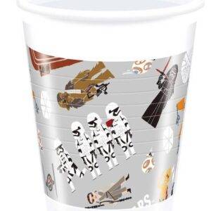 Star Wars Forces - 8 copos de plástico 200ml