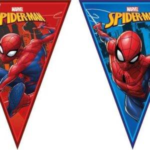 Spiderman Team Up - 1 banner de bandeira (triangular) (9 bandeiras)