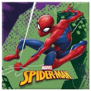 Spiderman Team Up - 20 guardanapos de papel (2 dobras) 33x33cm