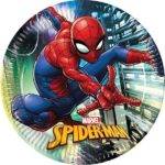 Spiderman Team Up - 8 pratos de papel grandes 23cm