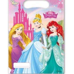 Sacos de lembranças para festa tema Princesas Dreaming