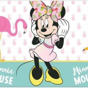 Toalha de mesa descartável para festa do tema Minnie Tropical