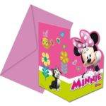 Convites para festa do tema Minnie Happy Helpers