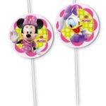Palhinhas para festa do tema Minnie Happy Helpers
