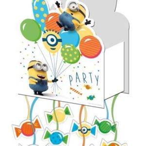 Pinhata para festa de anos do tema Minions Balloon Party