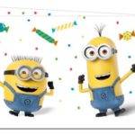 Toalha de mesa descartável para festa do tema Minions Balloons Party