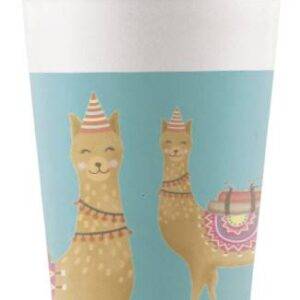 Copos descartáveis para festa do tema Llama