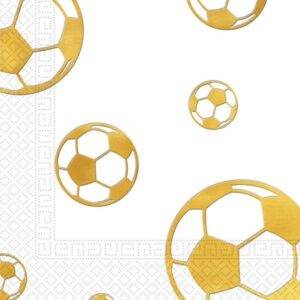 Futebol Ouro - 20 guardanapos de papel